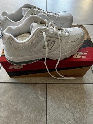 New Balance 608v2 10.5 wide width, white with silver N