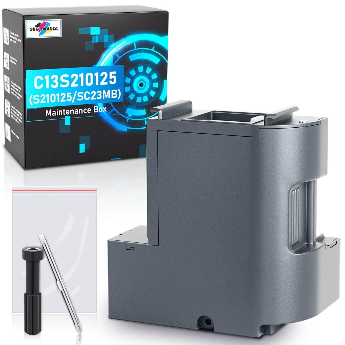 EPSON SC1BK70 各色＋メンテナンスBOXセットセット F170 Maintenance Box Compatible Replacement for Epson Surecolor SC