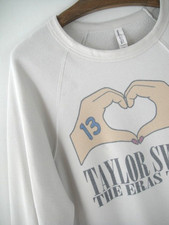 Bella  Canvas Size L Talor Swift Eras Tour Beige Sweatshirt