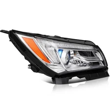 Passenger Headlight Assembly For Buick LaCrosse 2.4L 2014-2016 Chrome Housing