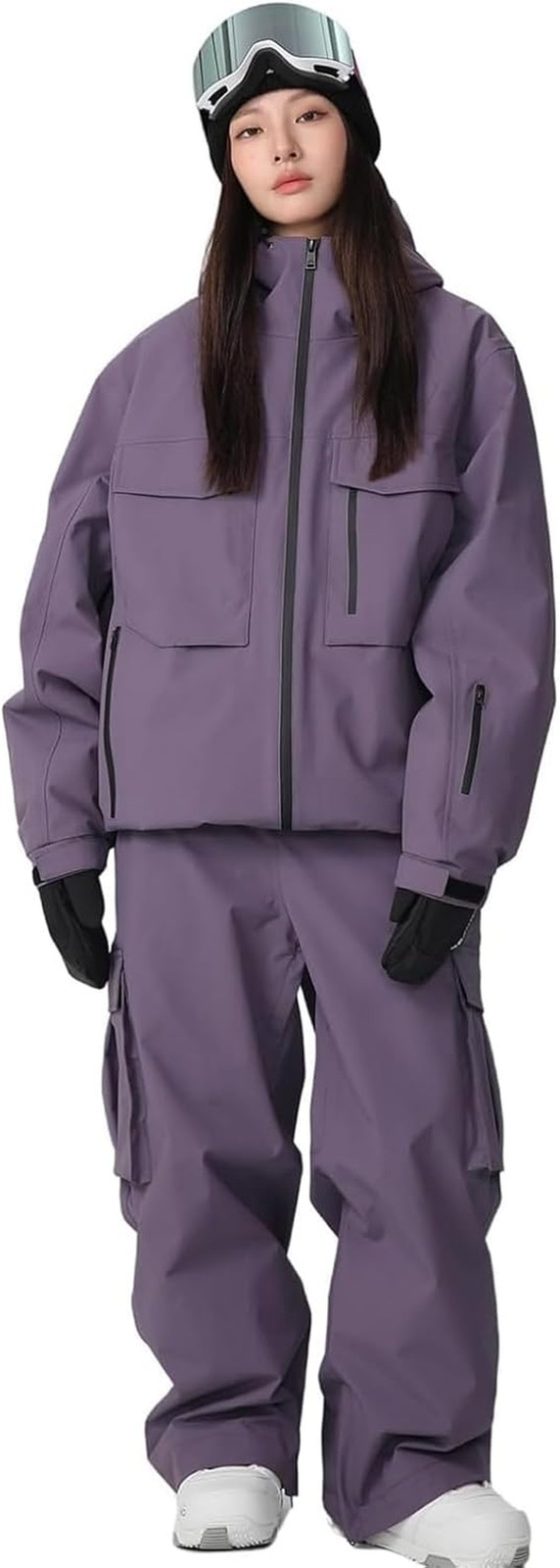 Women'S Snow Snowboard Suits Baggy Men'S Ski Jacket and Pants Set Insulated Snow