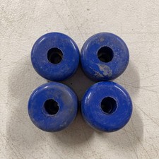 Lot of 4 Vintage Chicago Roller Skating Roller Derby Skating Wheels Blue CRS Co