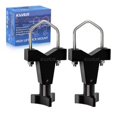 Kavius Hi Lift Jack Mount 2-pack Set Fits For Round Or Square Tubes Black Kavius Hi Lift Jack Mount 2-pack Set Fits For Round Or Square Tubes Black