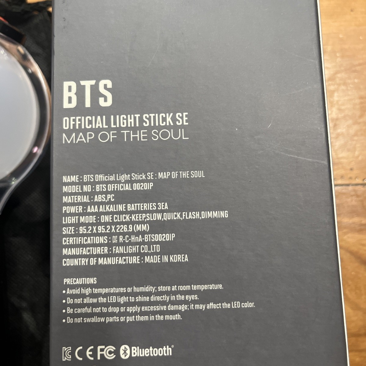 BTS Official Light Stick Army Bomb Map of the Soul With Original