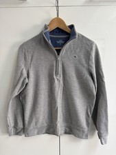 Vineyard Vines Boys Quarter Zip Grey Pullover Sweater Size 16