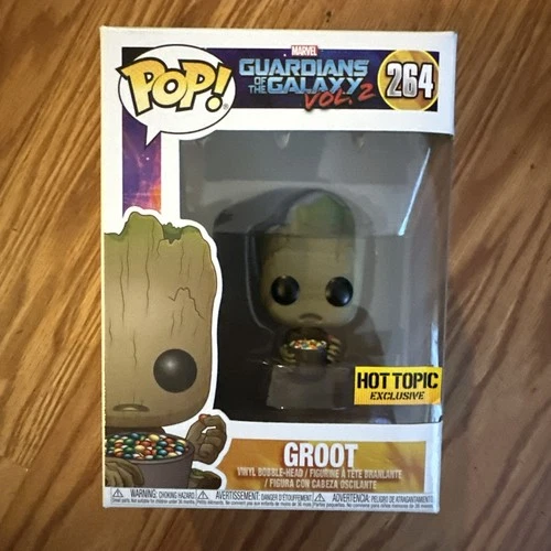 Funko Pop! Vinyl: Marvel - Groot (w/ Candy Bowl) - Hot Topic (Exclusive) #264