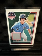 2022 Panini USA Baseball Stars & Stripes  Materials Riley Brown #USAM-RB 