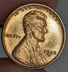 1928-D Lincoln Wheat Cent BU++ Unc. SUPERB GEM++ Red PQ id12950b