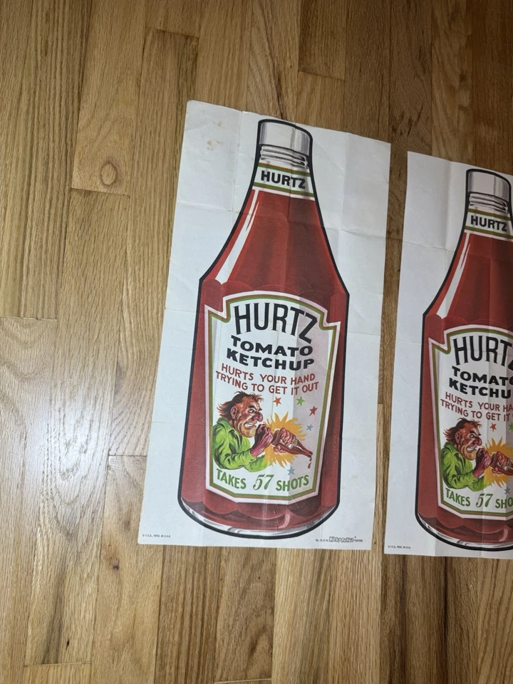 Carteles Topps Wacky Packages 1974 - ¡Lote de 4 recién sacados de 50+ años de colección! Foto 2 de 4