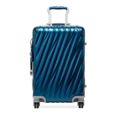 Tumi Dark Denim 19 Degree Aluminum 22  International Spinner Carry-On B1171