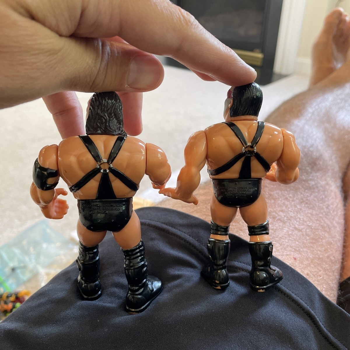 WWF wwe Vintage Hasbro Wrestler Demolition Ax and Smash