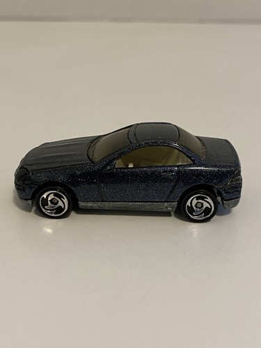 Hot Wheels 1997 Mercedes Benz SLK Blue Metal Flake Sparkles Malaysia - Picture 2 of 11