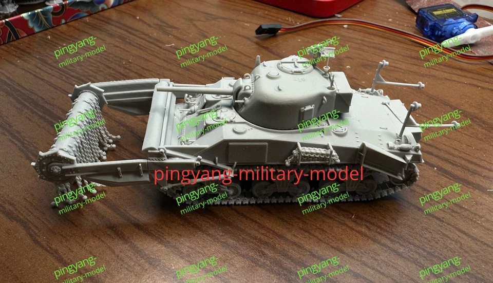 1/72 3d printed tank UK Sherman MK.V crab - Image 2 of 4
