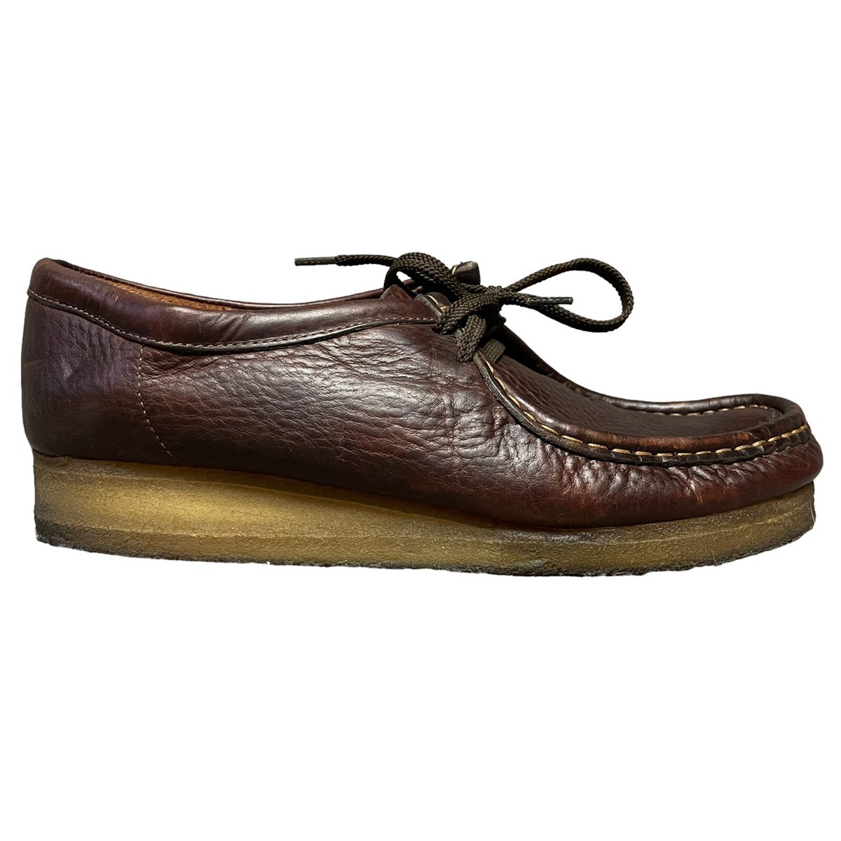 Clarks Originals Wallabee Brown Pebbled Leather Chukka