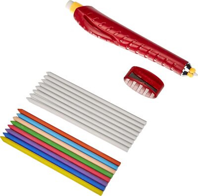 Chalk Pencil Cartridge Set for Crafts, Sewing & Pattern Work - White - Color