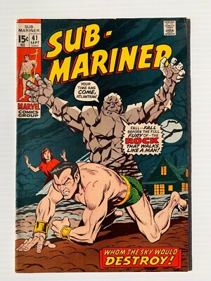 Sub-Mariner #41 1971 - ''WHOM THE SKY WOULD DESTROY!''