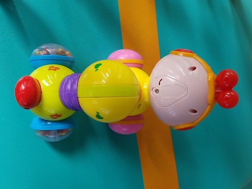 Press N Go Inchworm Plastic Toy 12in Baby Toy Colorful - Picture 8 of 10