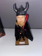 2024 JAKE FRALEY Viking Helmet Black City Connect Uniform Bobblehead