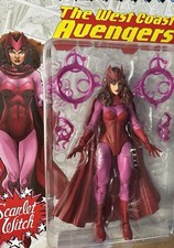 Marvel Legends Retro SCARLET WITCH Action Figure with VISION & SW COMIC BOOK  1