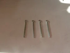 ( 4 )  STEEL  Cotter Split Pins ~ 1/8 inch X 1 & 1/4 inch