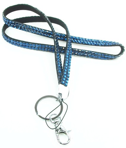 Neu mehrfarbig Strass Hals Schlüsselband Schlüssel/ID/Handy Halter BLING - Bild 10 von 34