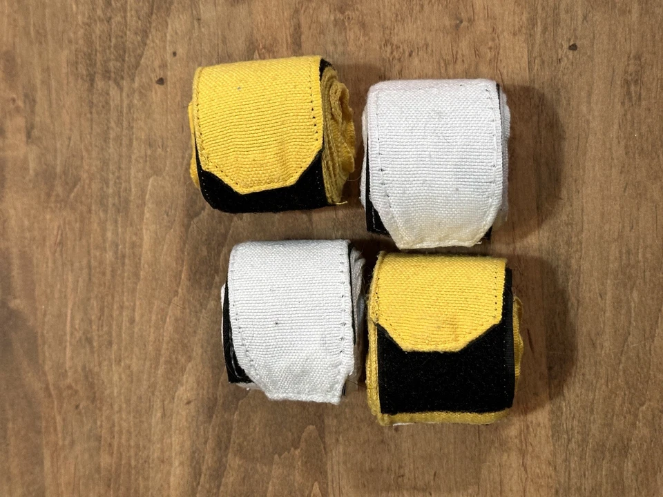 Title Boxing Traditional Weave Handwraps-Red - Image 2 of 2