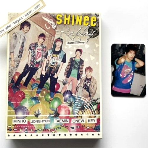 SHINee CD、DVD、Blu-ray11点セット SHINe JONGHYUN Replay CD + DVD + Photocard Set Japan Limited Japan