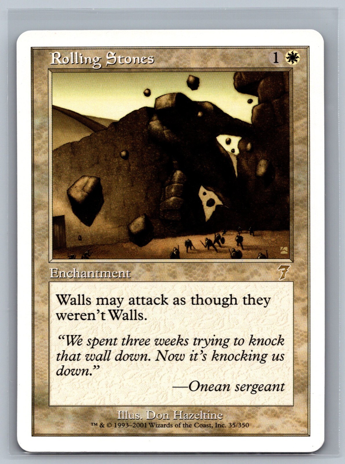 Magic The Gathering 7th Edition Rolling Stones #35/350 MTG TCG CCG Seventh