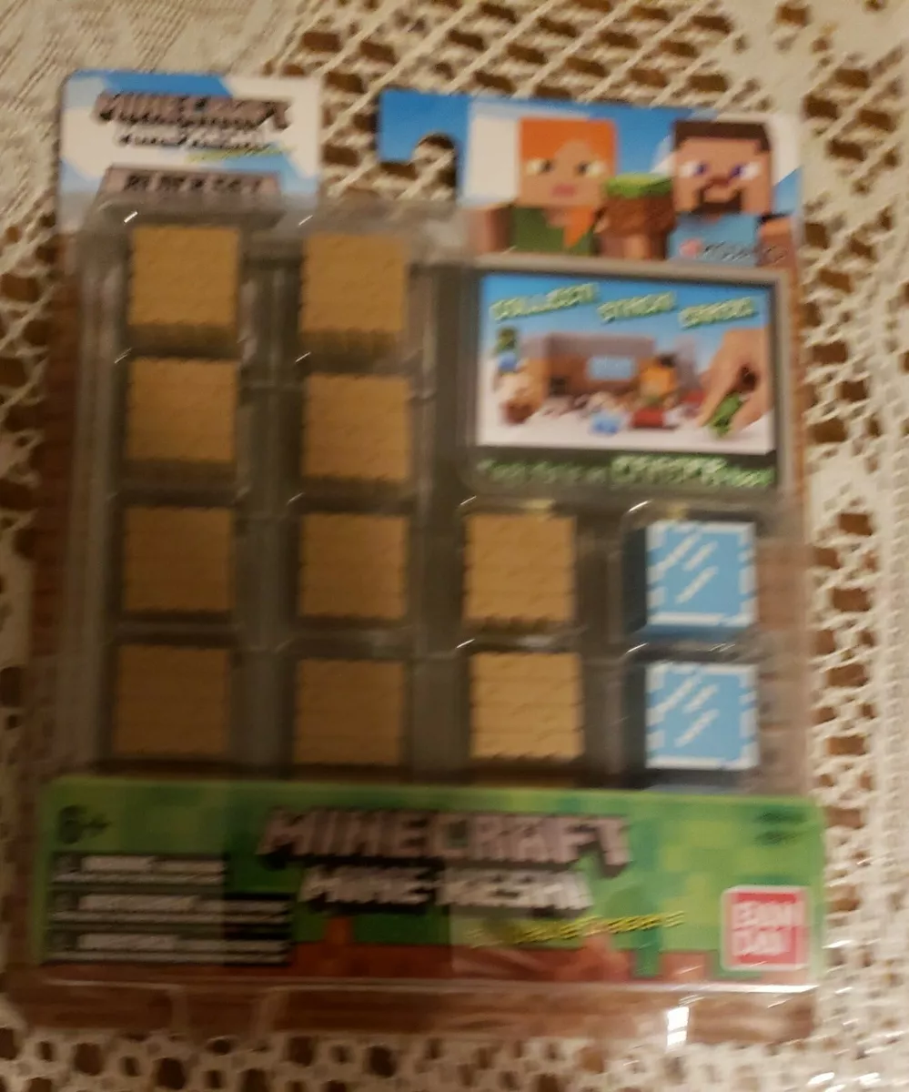 Minecraft Mine-Keshi Wood Plank & Glass Block Set