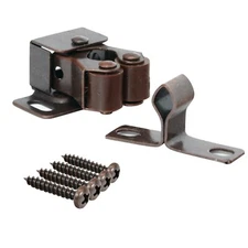25x Roller Catch Brown Copper Finish Heavy Duty Latch for Cabinet Closet Doors