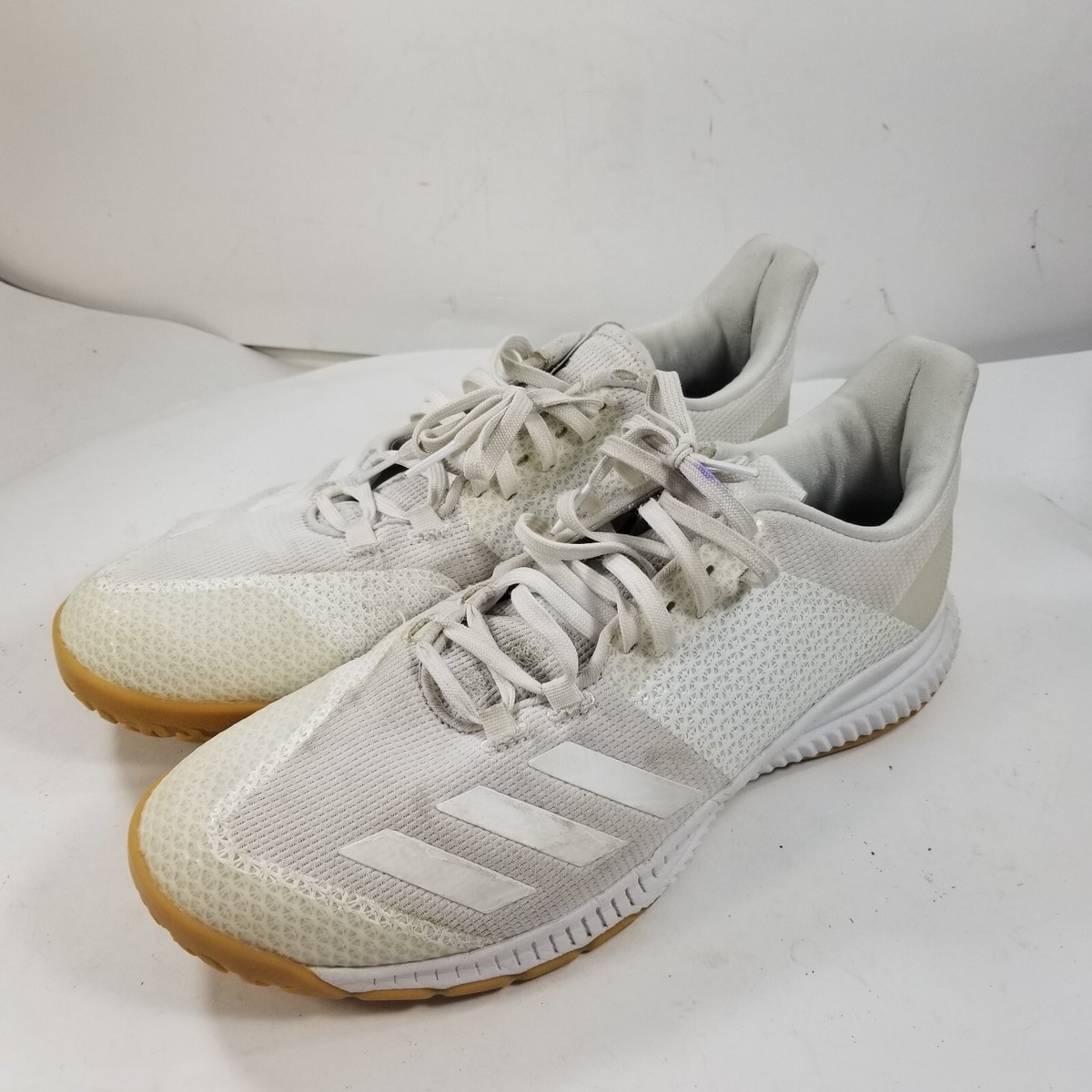 Size 10 - Adidas Crazyflight Bounce 3 White Gum W for sale online | eBay