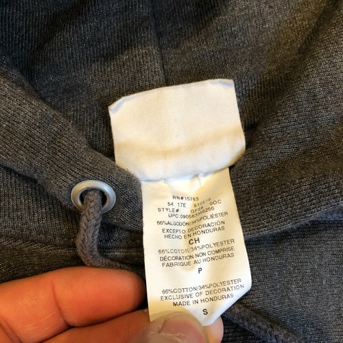 CHAMPION REVERSE WEAVE HOODIE Gray Open Bottom Sz S SMALL Sweatshirt - Picture 5 of 7