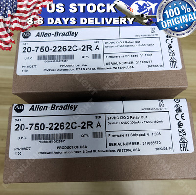New Allen-Bradley 20-750-2262C-2R SER A PowerFlex 750 24V DC IO Option Module