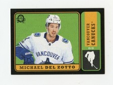 18/19 O-Pee-Chee OPC Retro Black #272 Michael Del Zotto 023/100 Canucks