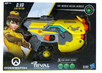 New Nerf Rival Overwatch D.VA B.VA Edition Yellow Stinger HB50 free shipping 