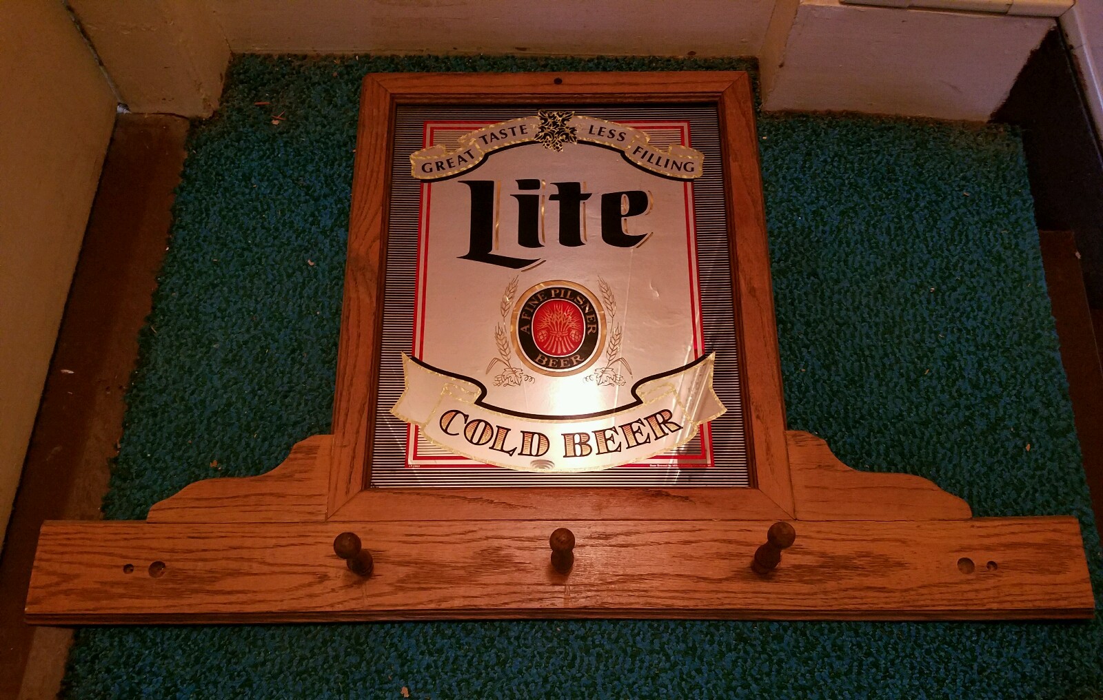 Lite beer coat rack eBay