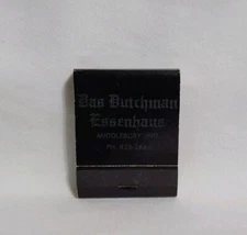 Vintage Matchbook Das Dutchman Essenhaus Restaurant Middlebury IN Advertising