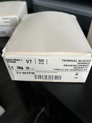Allen Bradley Sprecher+Schuh V7-W3TW Box of 50