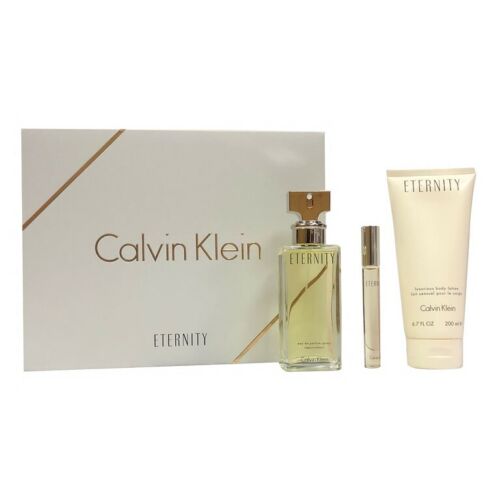 Calvin Klein Eternity 3PCS Eau De Parfum Gift Set For Women 3616302686438 |  eBay