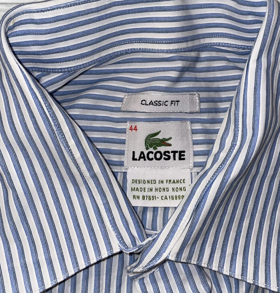 Lacoste size 44 clearance shirt