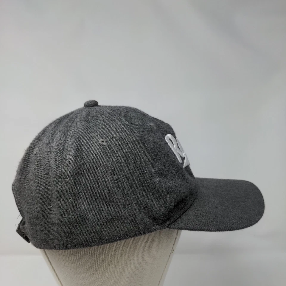 Шляпа с ремешком Route 66 серая один размер регулируемая вышитые вентилируемые отверстия 6 панелей - Изображение 4 из 4