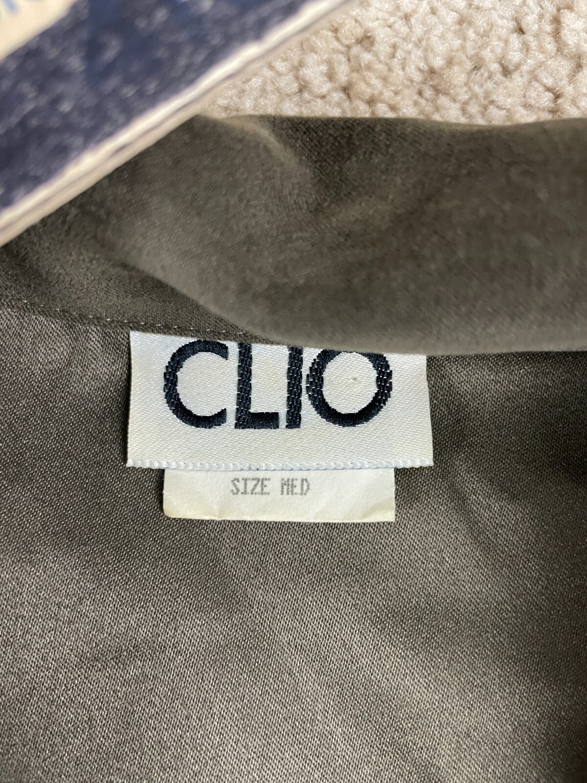 Clio Basic Jacket Womens Medium Collared Button U… - image 11