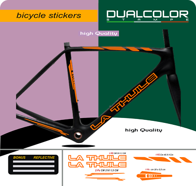 SET Adesivi Telaio bici MTB STICKERS BDC Protezione