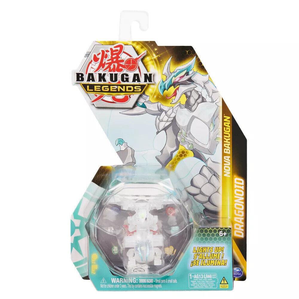 Bakugan Legends Nova DRAGONOID (Haos) Light-Up Collectable Action