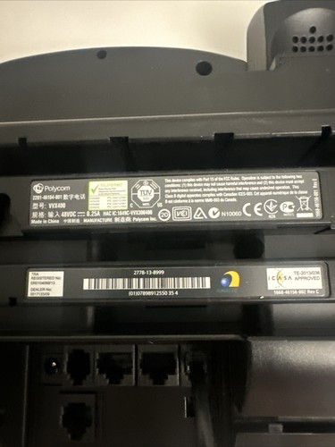Polycom VVX400 VoIP Business Phone (2201-46104-001) Wall unit New No Box - Picture 4 of 6