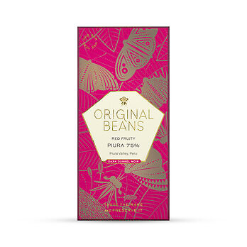 Original Beans  6x Original Beans Piura 75 % Bio Dunkelschokolade 70g