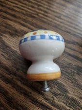 Atlas Homewares 1-3/4" Tuscany Collection Pienza Hand Painted Knob from Italy