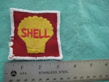Vintage Distressed Shell Gasoline Service Dealer Parts Patch