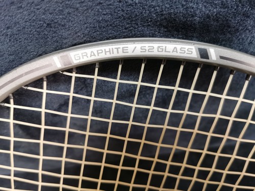 Slazenger S2 Glass Mid Size Tennis Racquet Silver Graphite Composite Pro - Picture 5 of 7