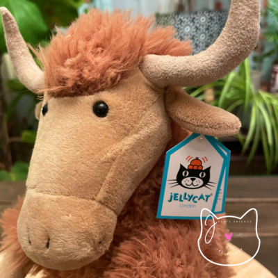 Jellycat HERBIE HIGHLAND COW New BNWT RETIRED Soft Plush Stuffed